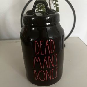 Rae Dunn Dead Man’s Bones Halloween Canister